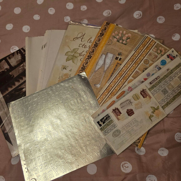 Creative memory scrapbook collection wedding kit paper stickers embellishments - Picture 4 of 13